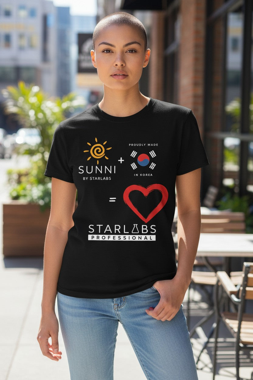 Branded Love T-Shirt in Jet Black