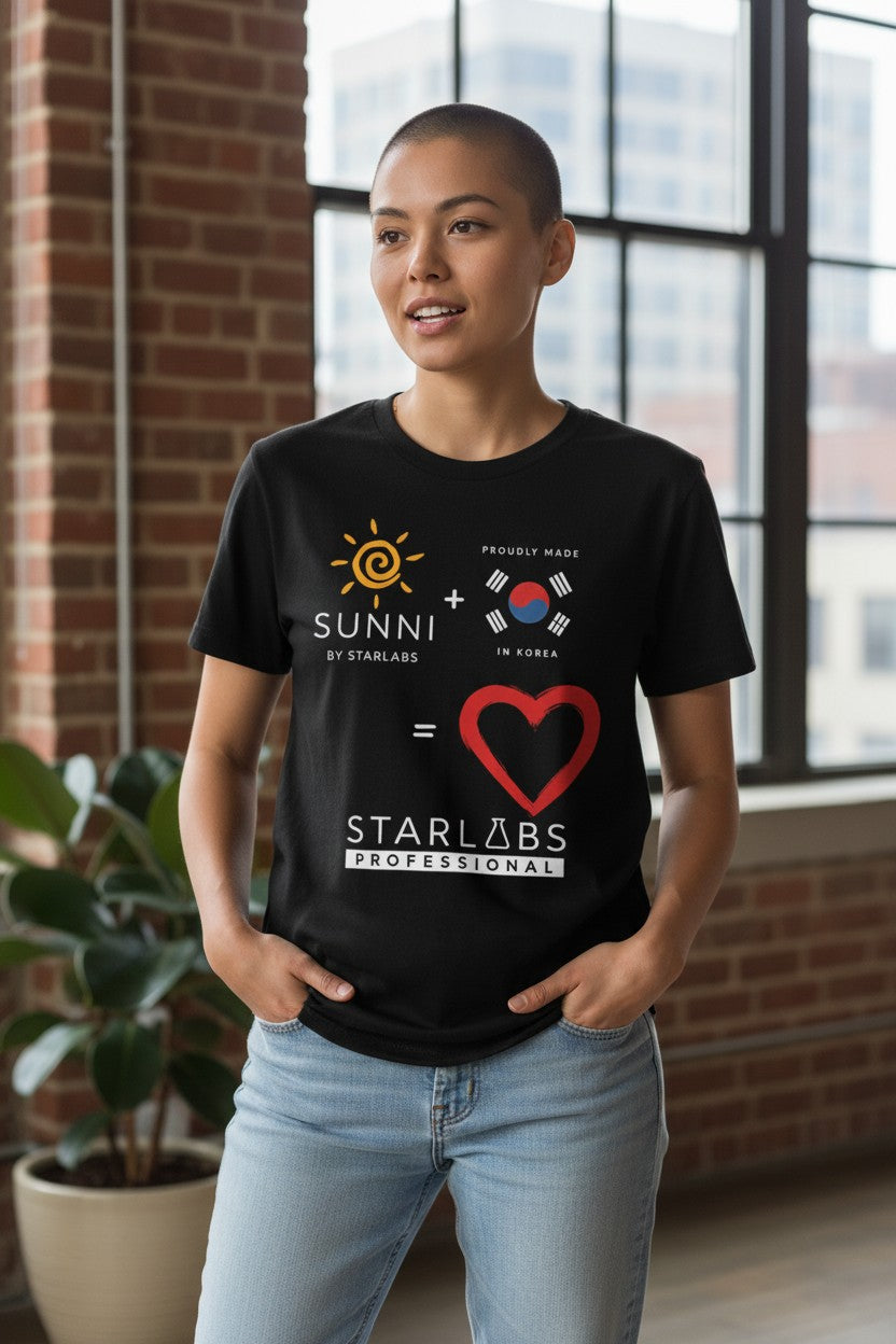 Branded Love T-Shirt in Jet Black