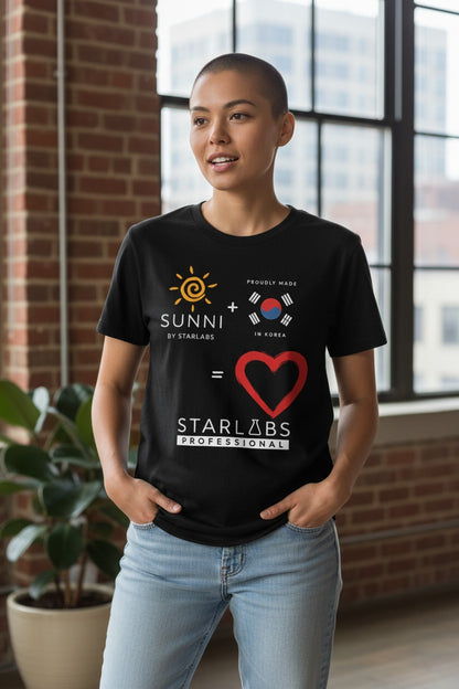 Branded Love T-Shirt in Jet Black