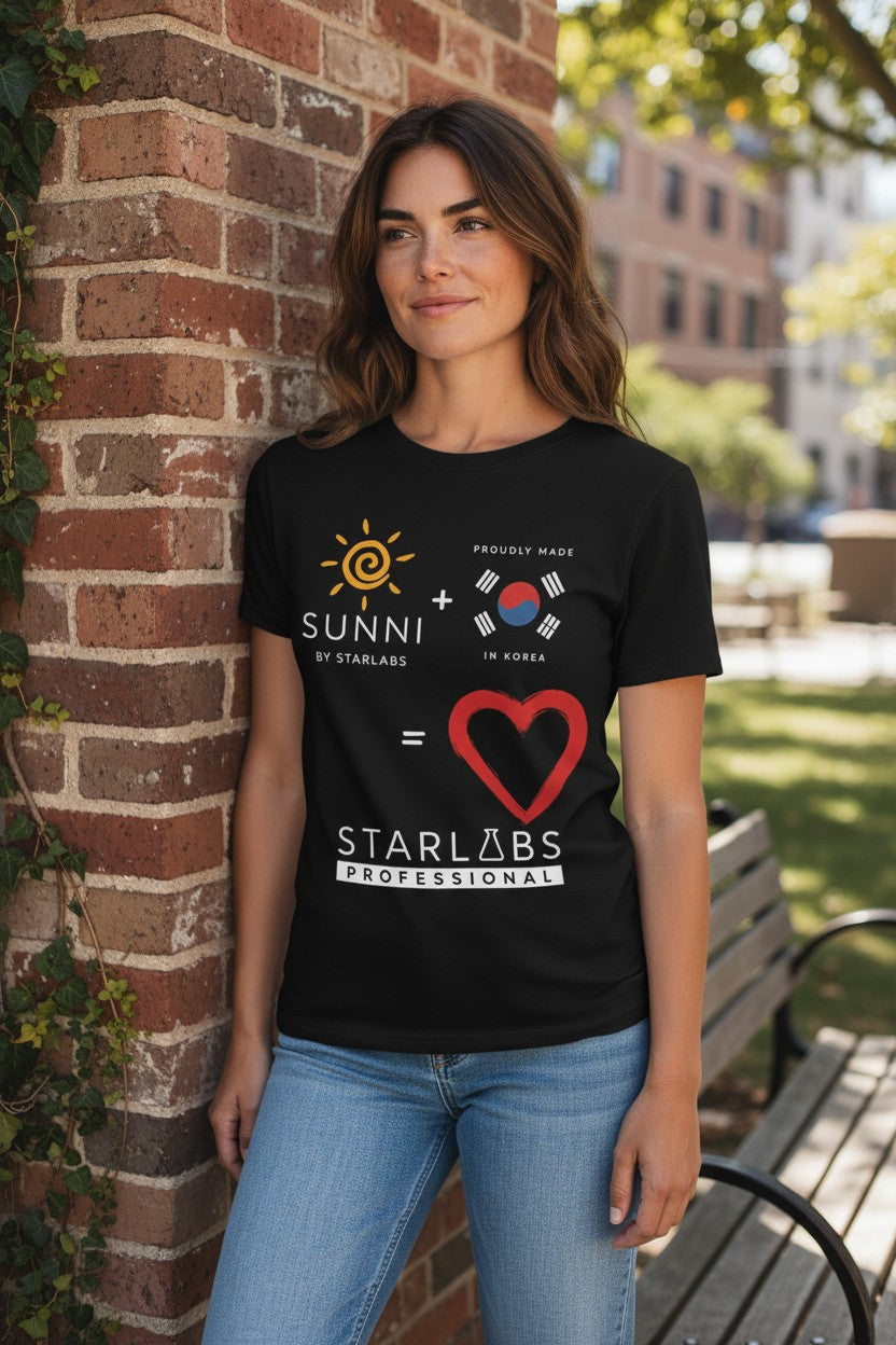 Branded Love T-Shirt in Jet Black